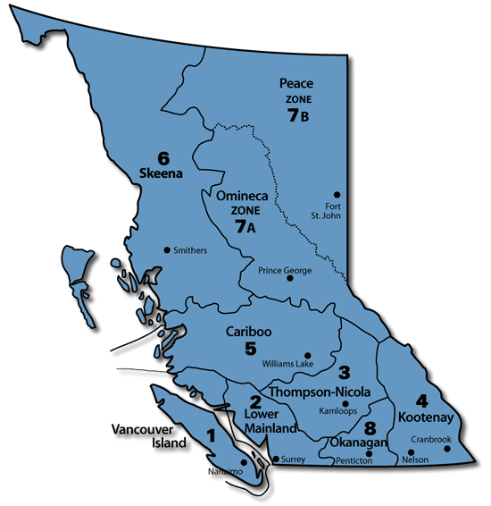 fishing region map